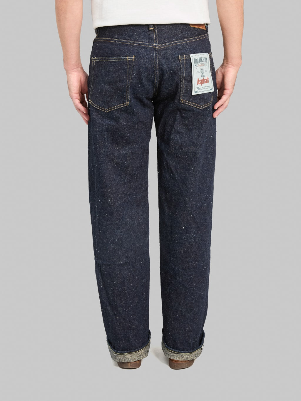 ONI Denim 222 "Asphalt" 20oz Super Wide Straight Jeans