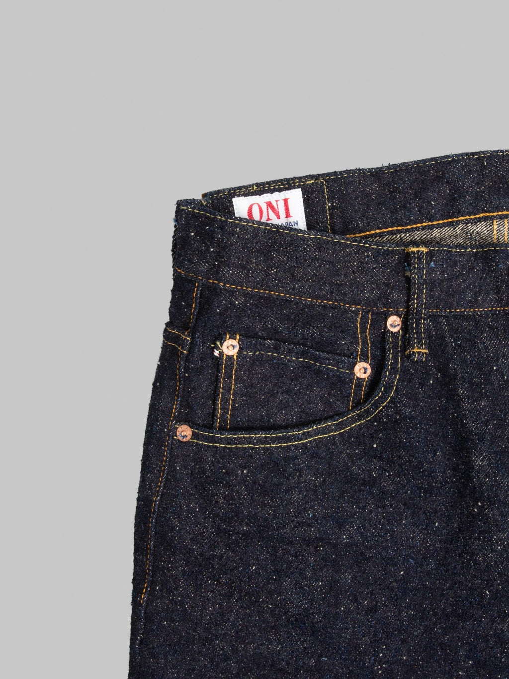 ONI Denim 222 "Asphalt" 20oz Super Wide Straight Jeans