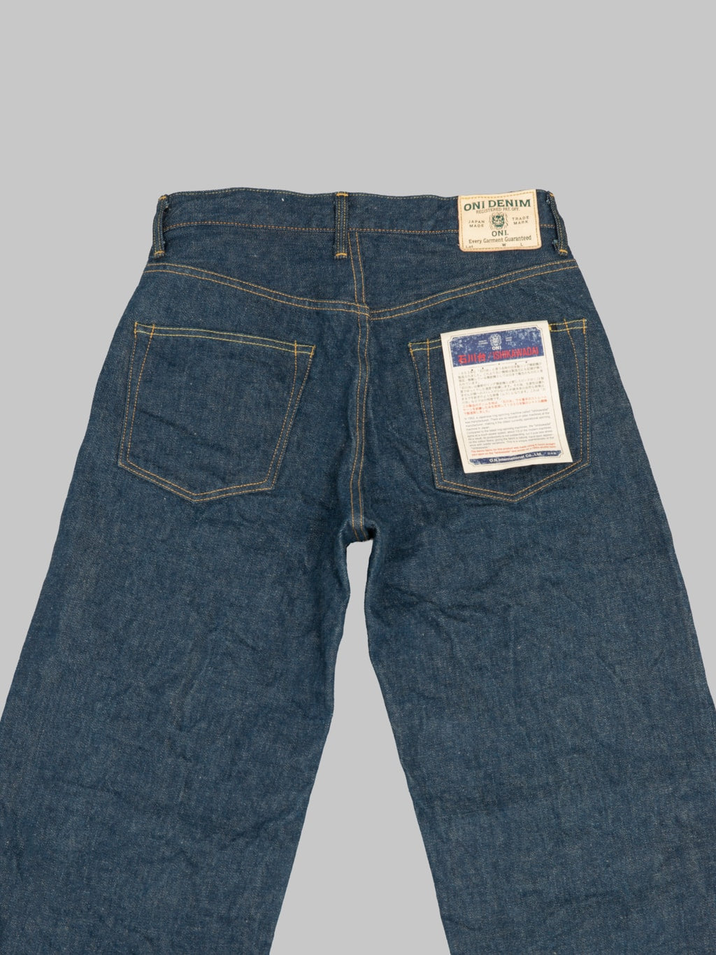 ONI Denim 222 "Ishikawadai" 15oz Super Wide Straight Jeans