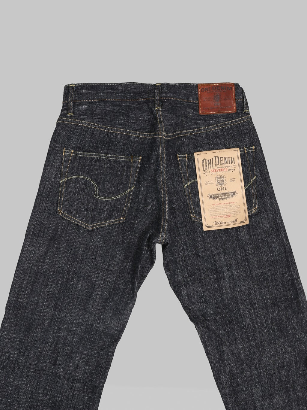 ONI Denim 270-LS13.5 13.5oz Long Slub Denim Regular Straight Jeans