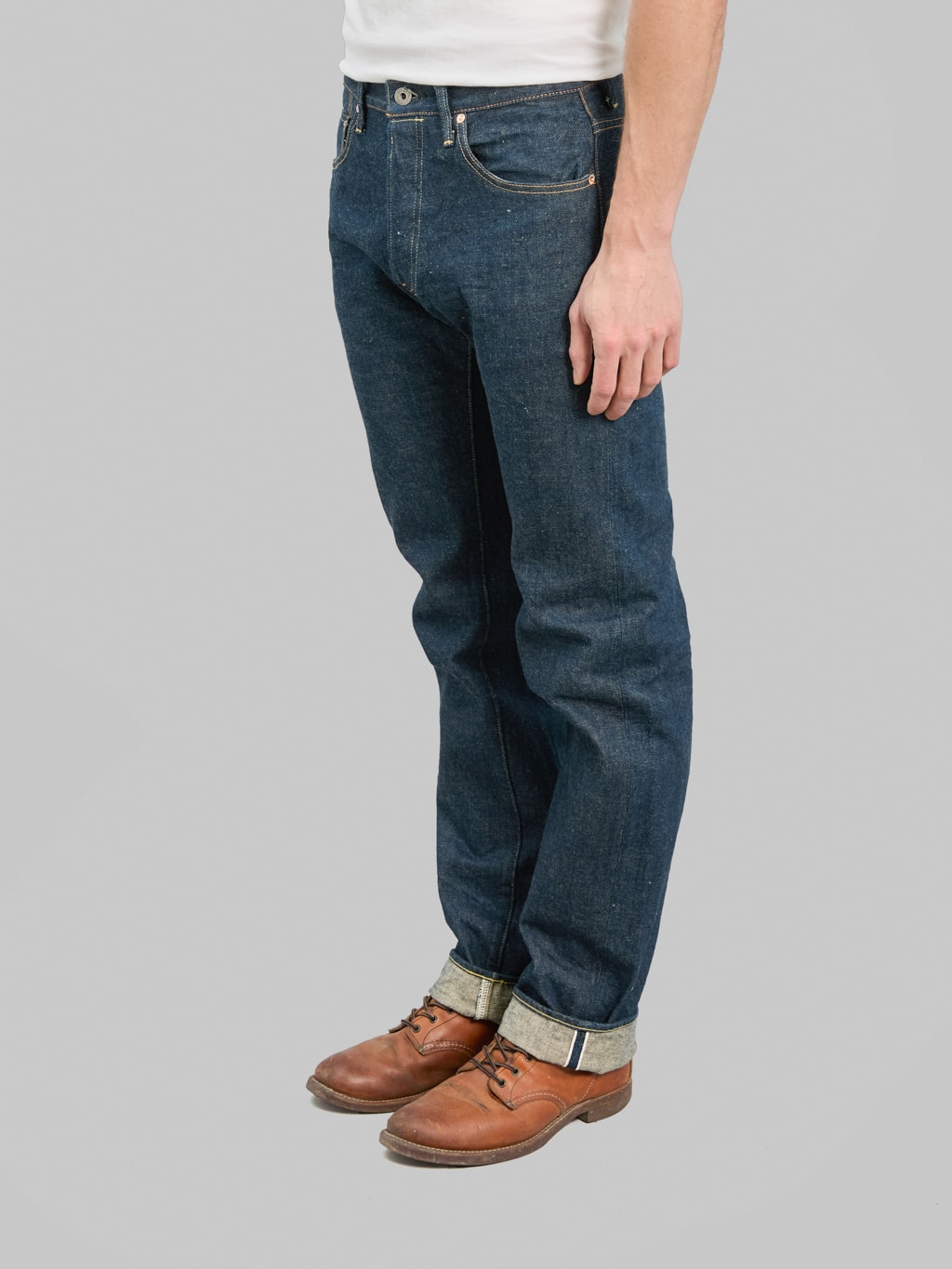 ONI Denim 270 Ishikawadai 15oz Regular Straight Jeans side