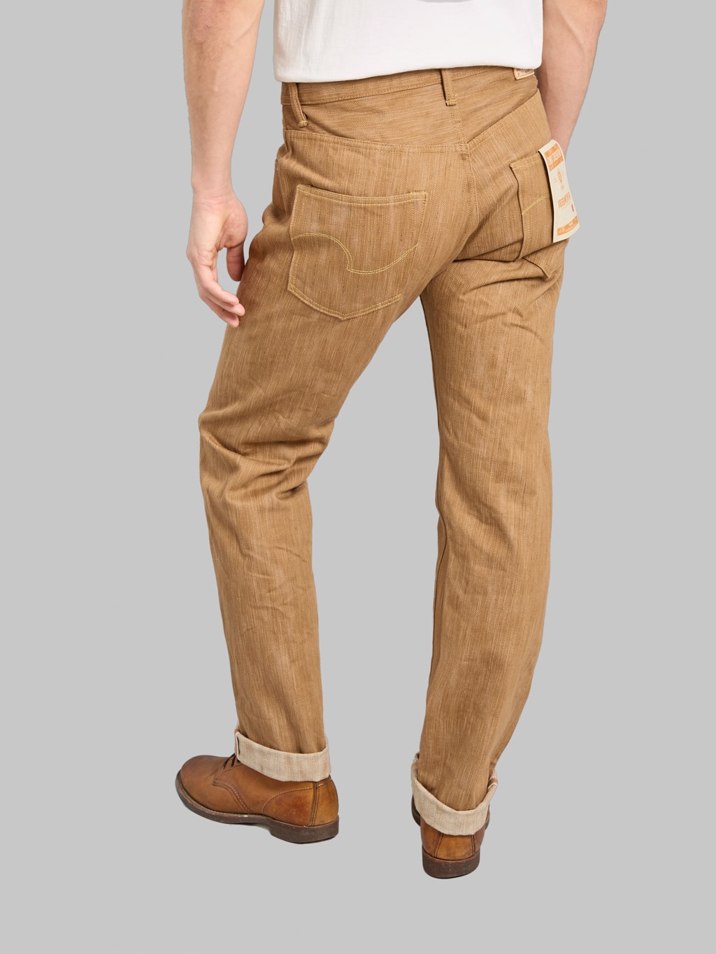 ONI Denim 275 20oz Awa Kakishibu x Kinari Regular Straight Jeans