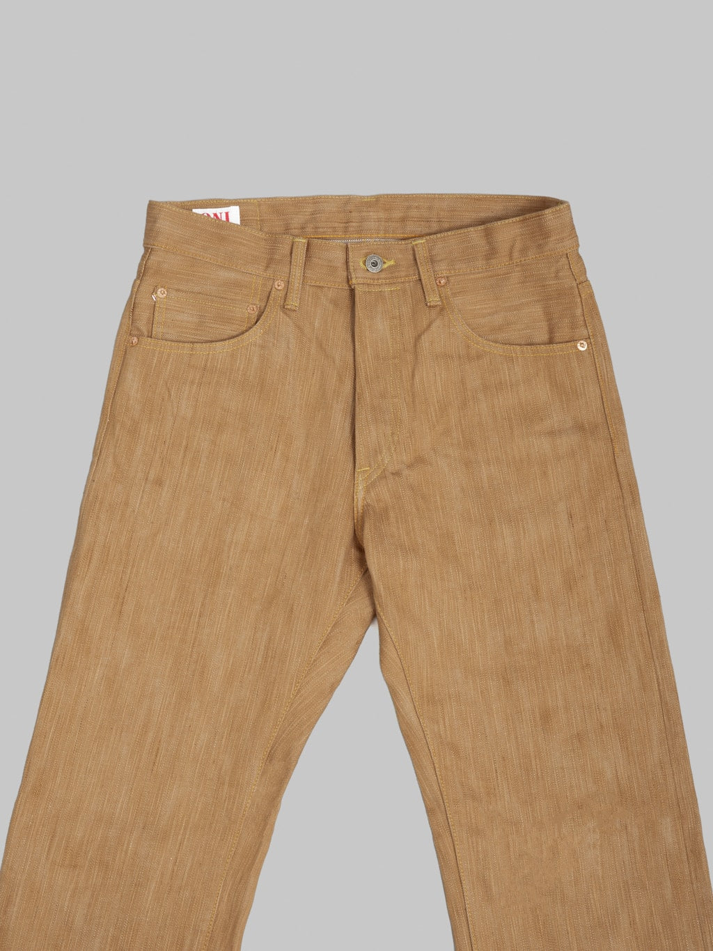 ONI Denim 275 20oz Awa Kakishibu x Kinari Regular Straight Jeans