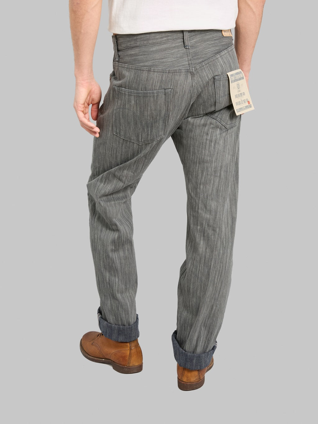 ONI Denim 275 20oz Awa Sumi x Awa Shoai Regular Straight Jeans