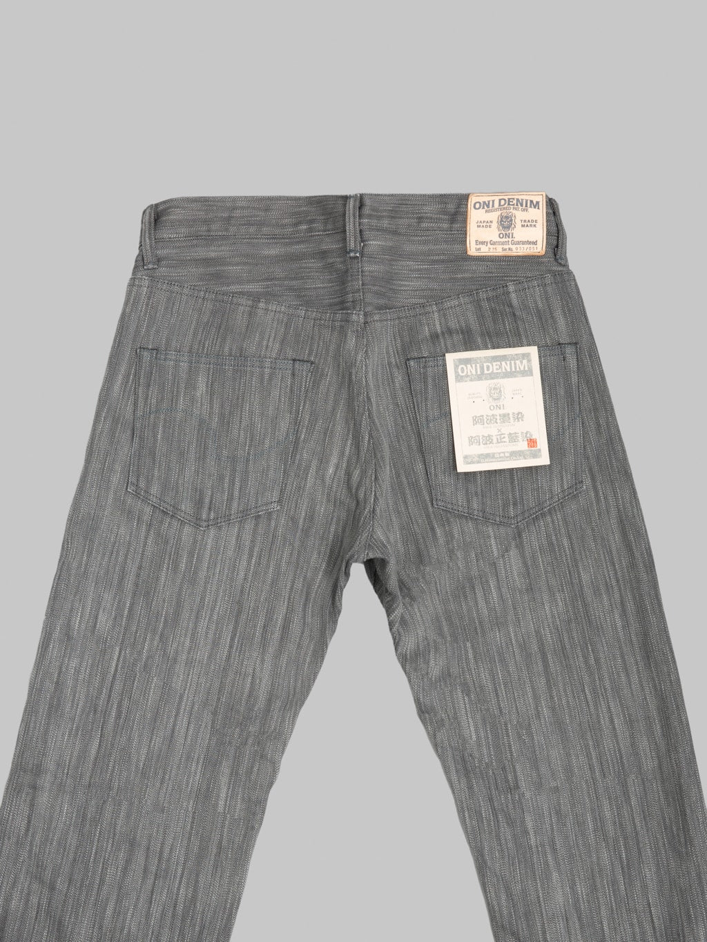 ONI Denim 275 20oz Awa Sumi x Awa Shoai Regular Straight Jeans