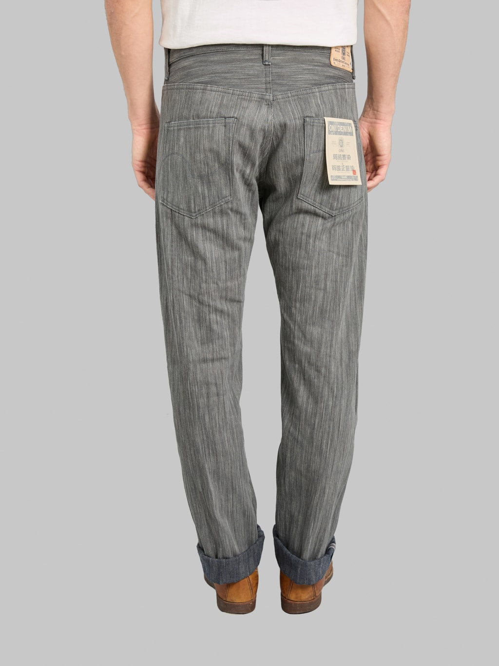 ONI Denim 275 20oz Awa Sumi x Awa Shoai Regular Straight Jeans