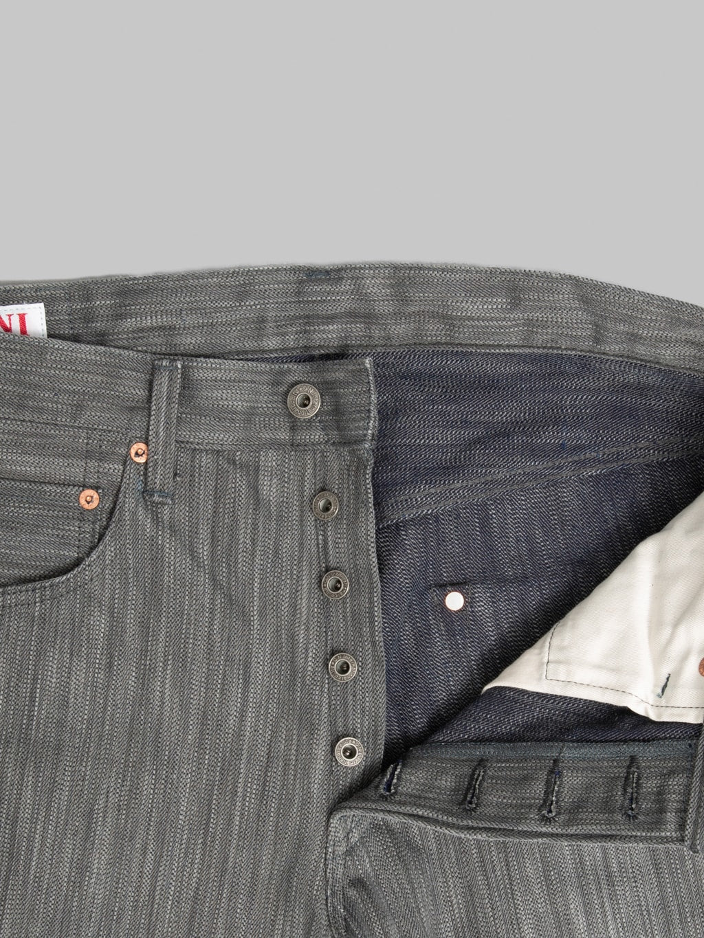 ONI Denim 275 20oz Awa Sumi x Awa Shoai Regular Straight Jeans