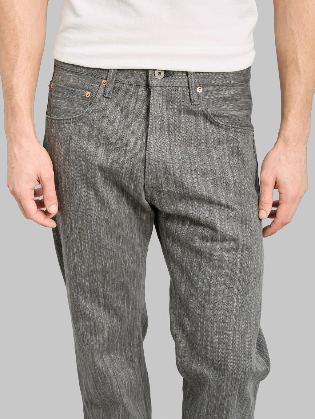 ONI Denim 275 20oz Awa Sumi x Awa Shoai Regular Straight Jeans