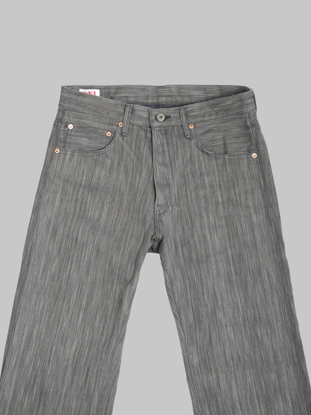 ONI Denim 275 20oz Awa Sumi x Awa Shoai Regular Straight Jeans