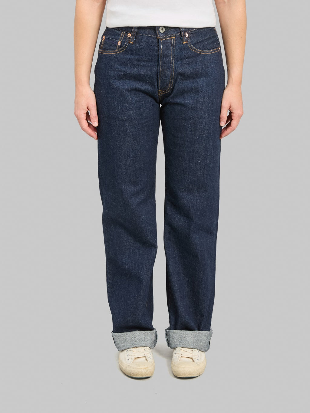 ONI Denim L720-12B "Ladies" 12oz Wide Straight Jeans