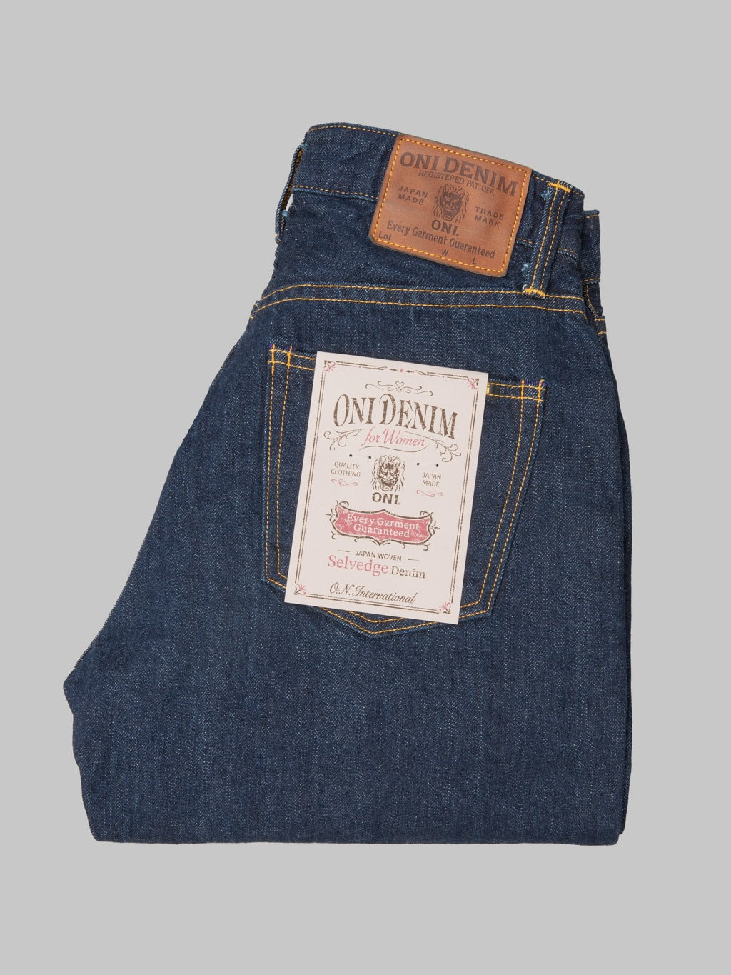 ONI Denim L720-12B "Ladies" 12oz Wide Straight Jeans