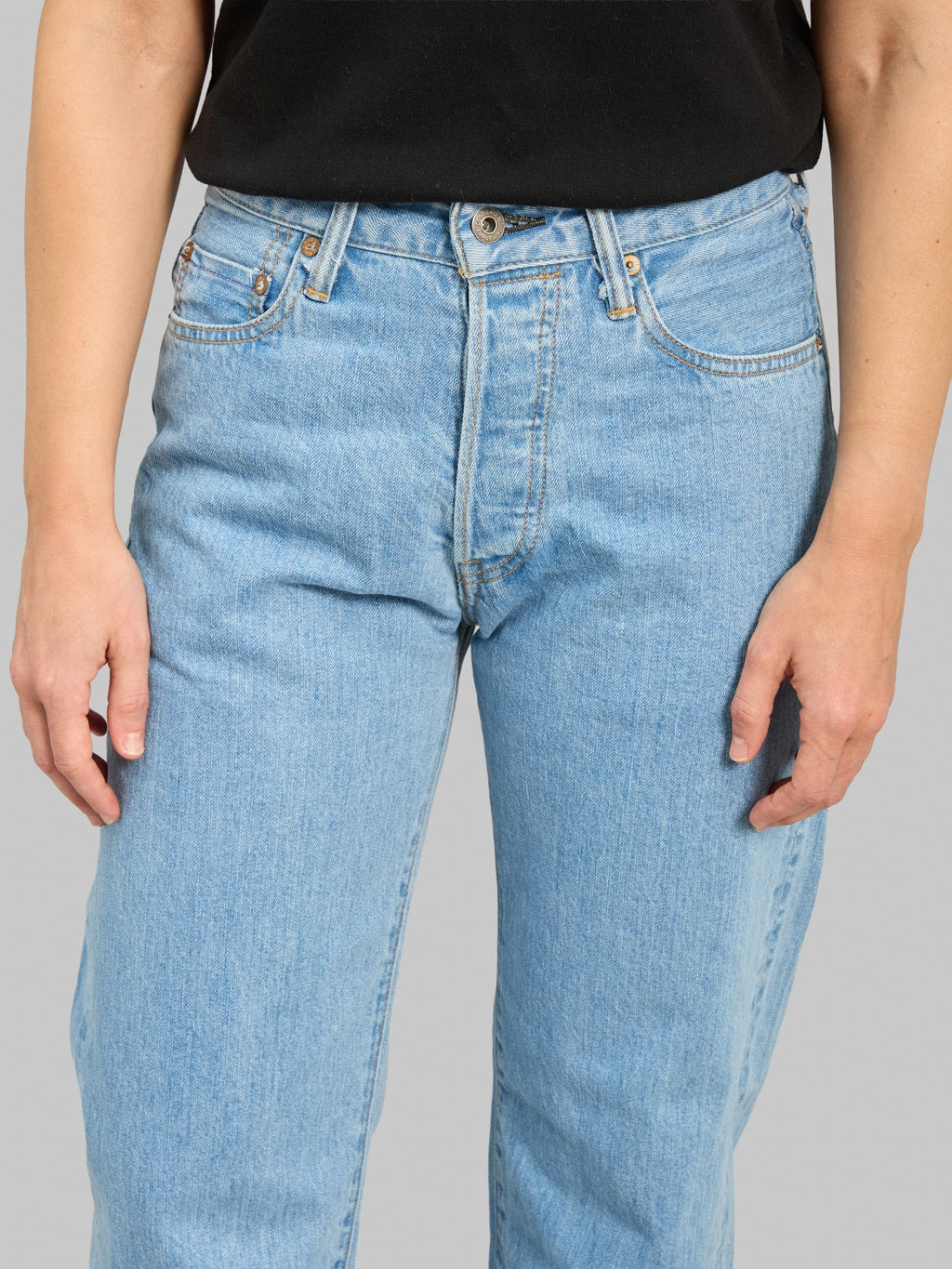 ONI Denim L720-12B "Ladies Biostone Wash" 12oz Wide Straight Jeans