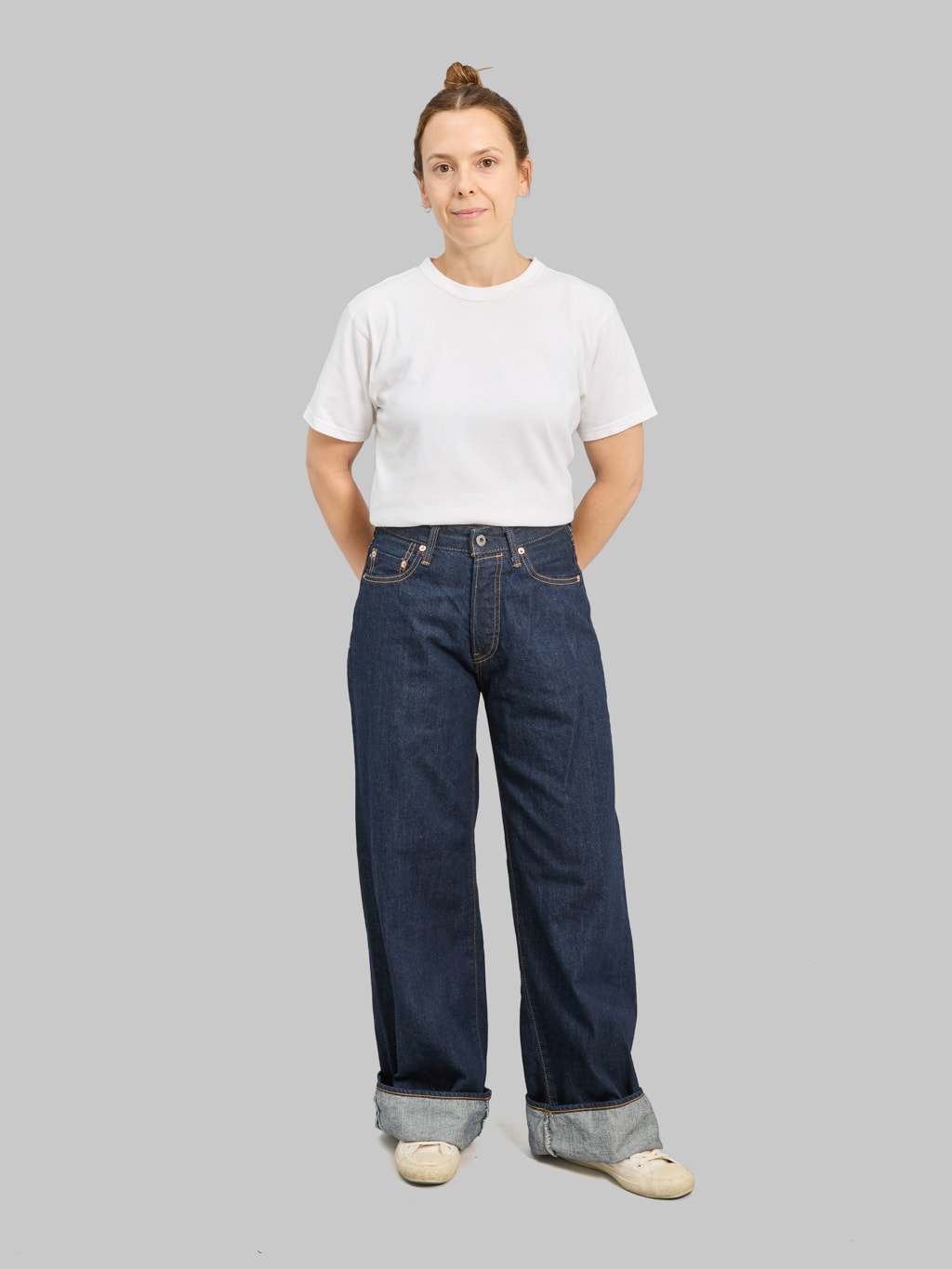 ONI Denim L722-12B "Ladies" 12oz Super Wide Straight Jeans