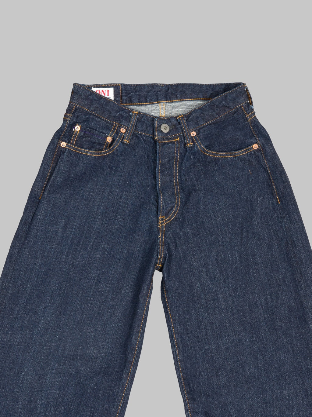 ONI Denim L722-12B "Ladies" 12oz Super Wide Straight Jeans
