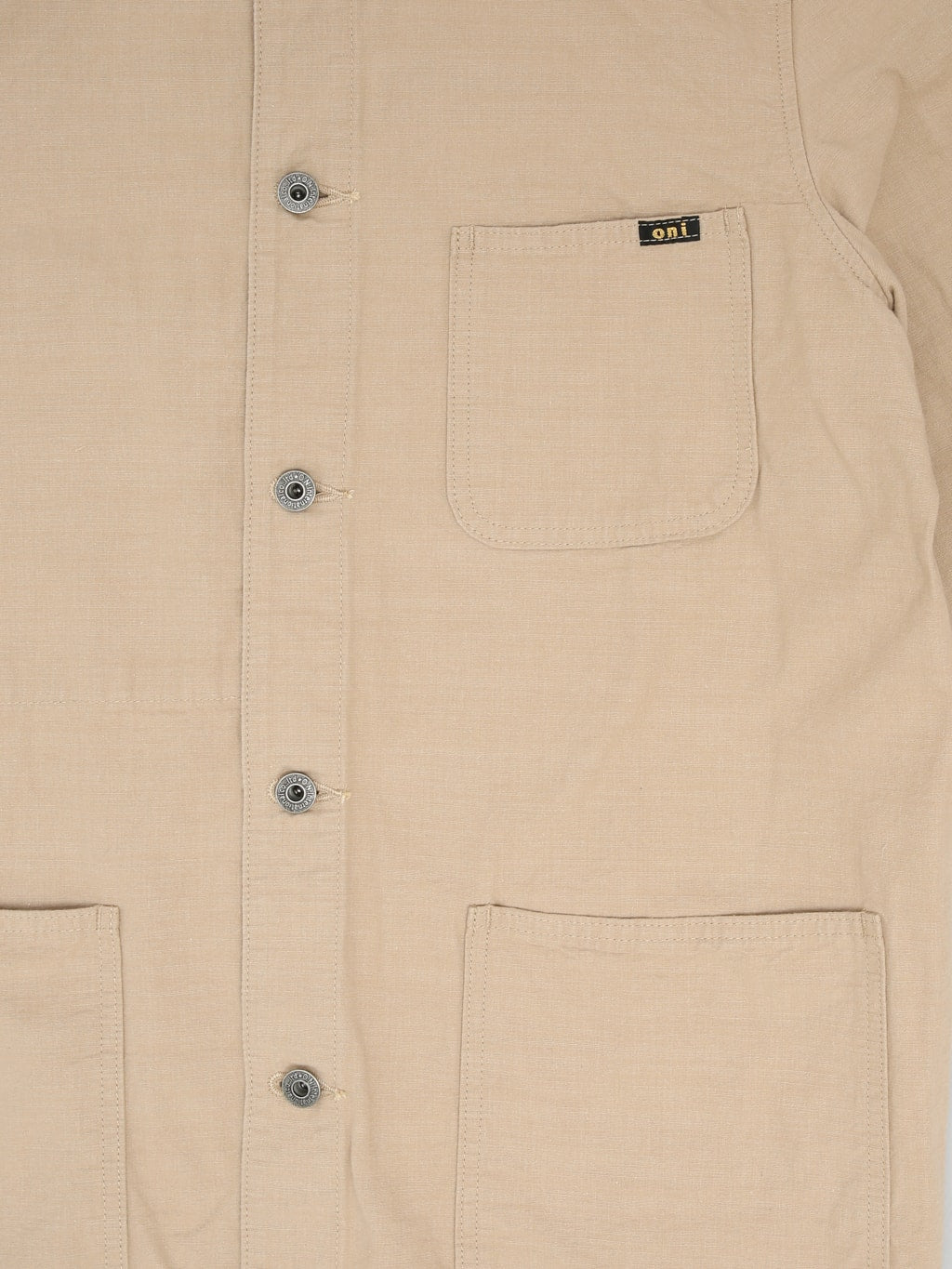 ONI Denim 03500-8BE "Beta Chambray Beige" 8oz Coverall
