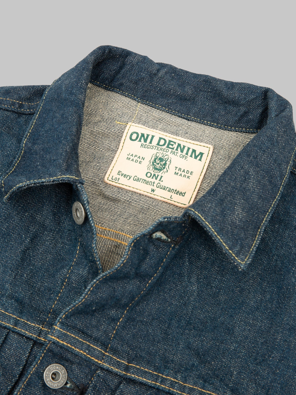 ONI Denim 01507L "Ishikawadai" 15oz Type Ⅰ Jacket