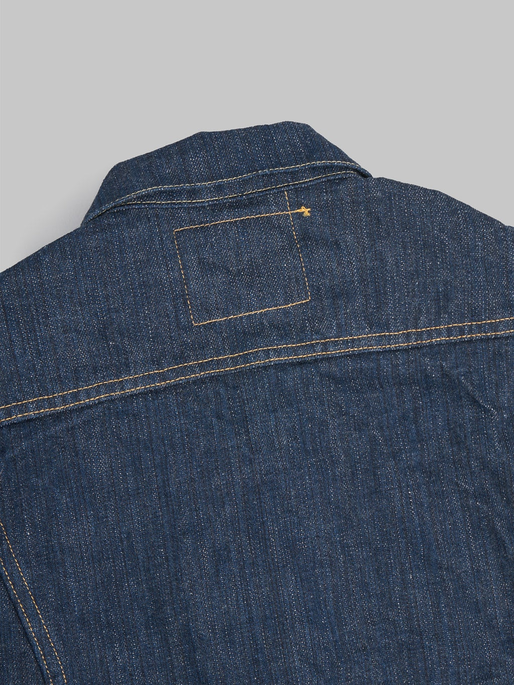 oni denim kiwami 16oz natural indigo type III jacket stitching