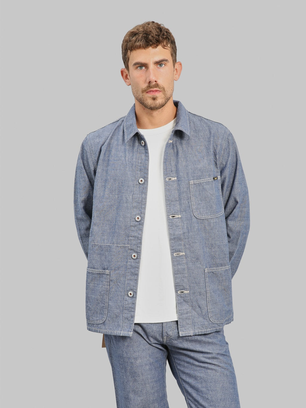 ONI Denim 03500-HCSV "Selvedge Chambray" 8oz Coverall