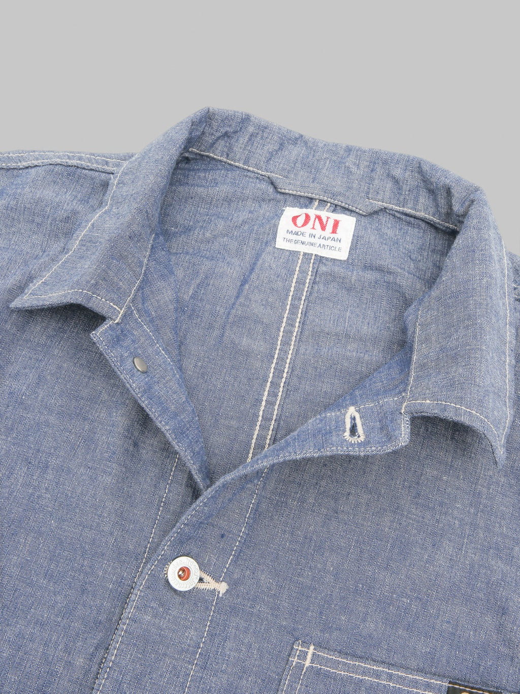 ONI Denim 03500-HCSV "Selvedge Chambray" 8oz Coverall