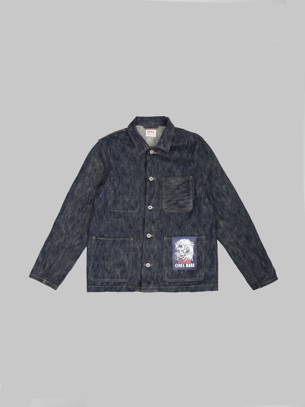 ONI 03502ZR "Kase" 16oz Natural Indigo Coverall