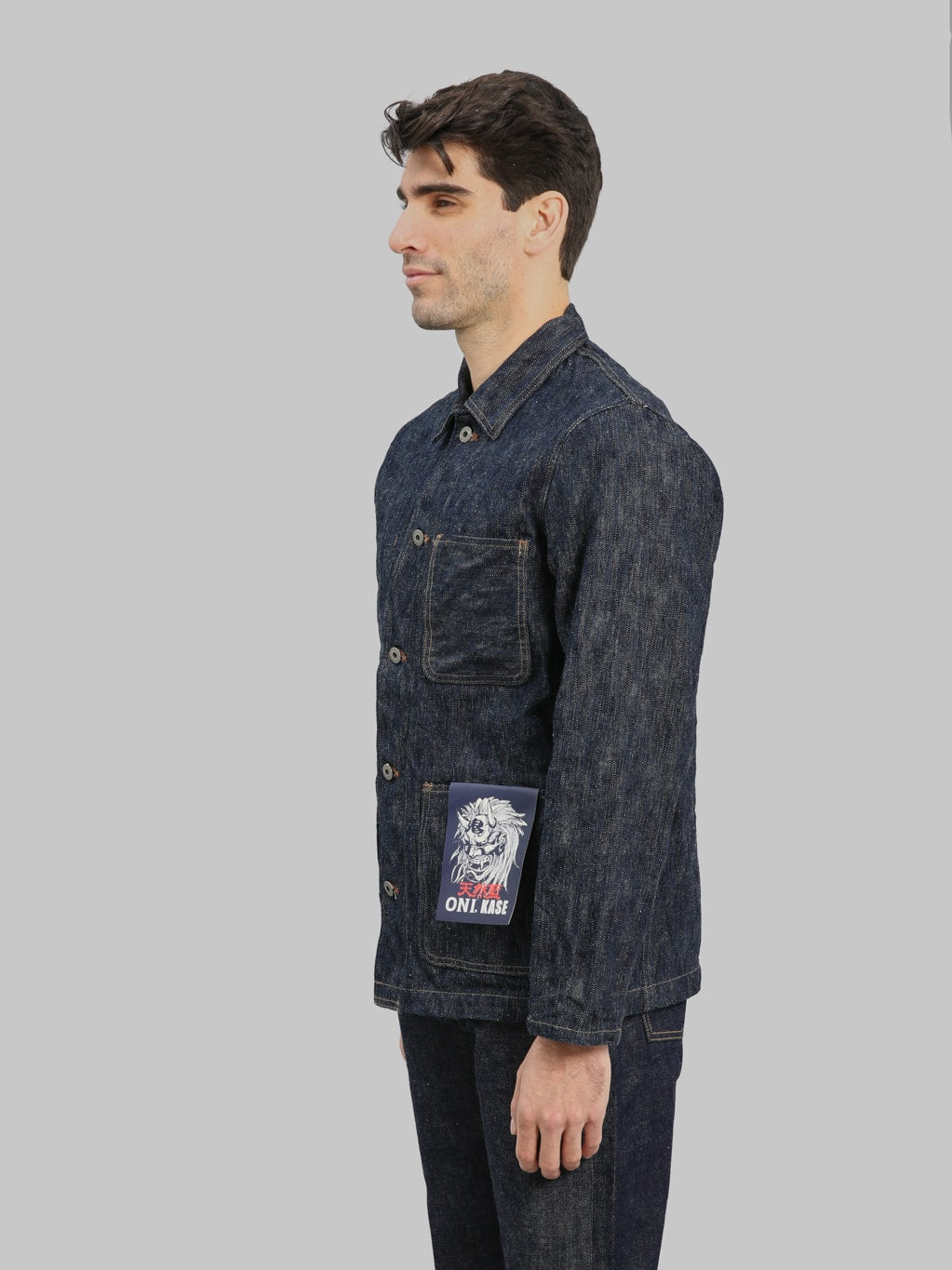 ONI 03502ZR "Kase" 16oz Natural Indigo Coverall