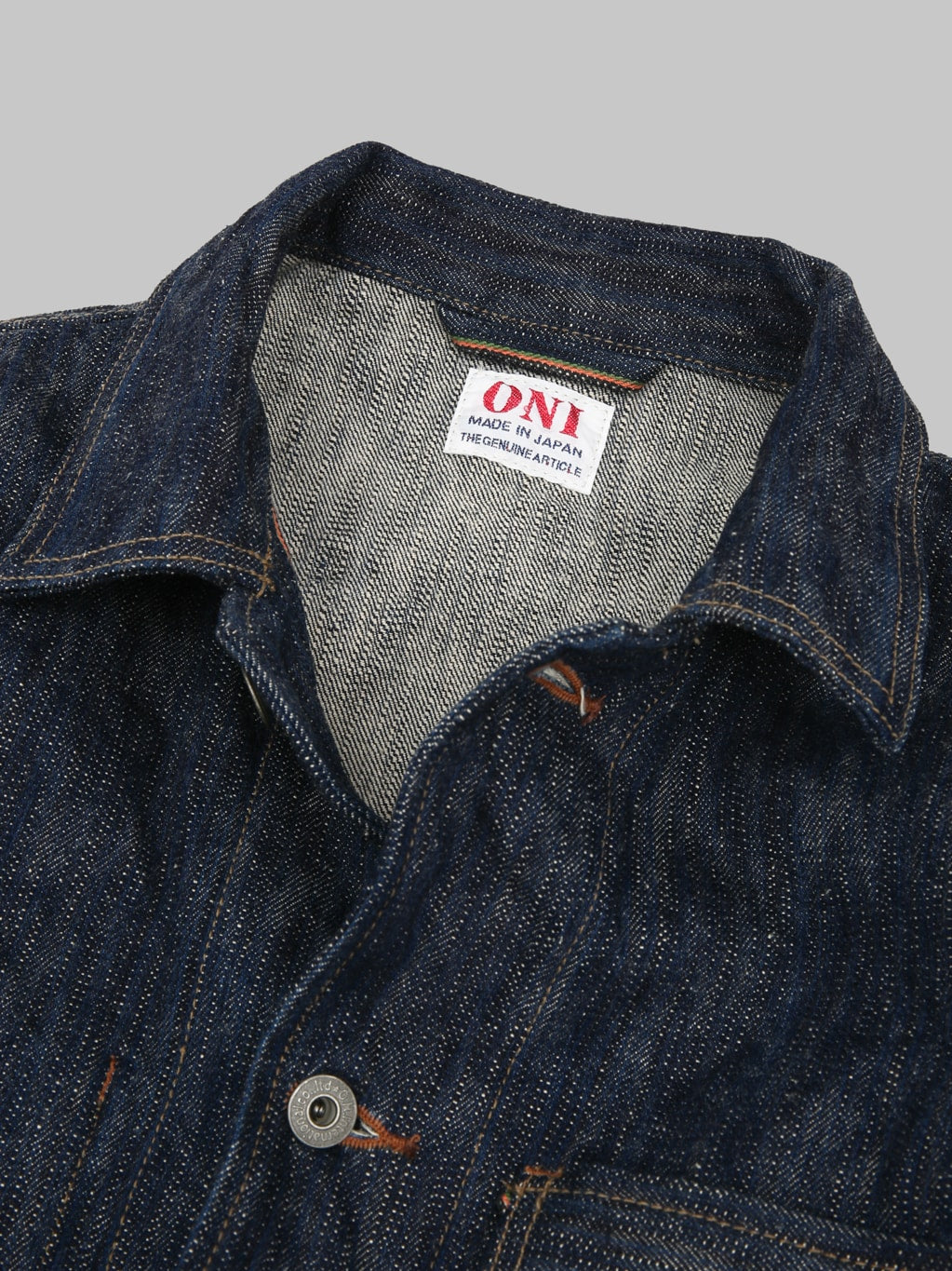 ONI 03502ZR "Kase" 16oz Natural Indigo Coverall