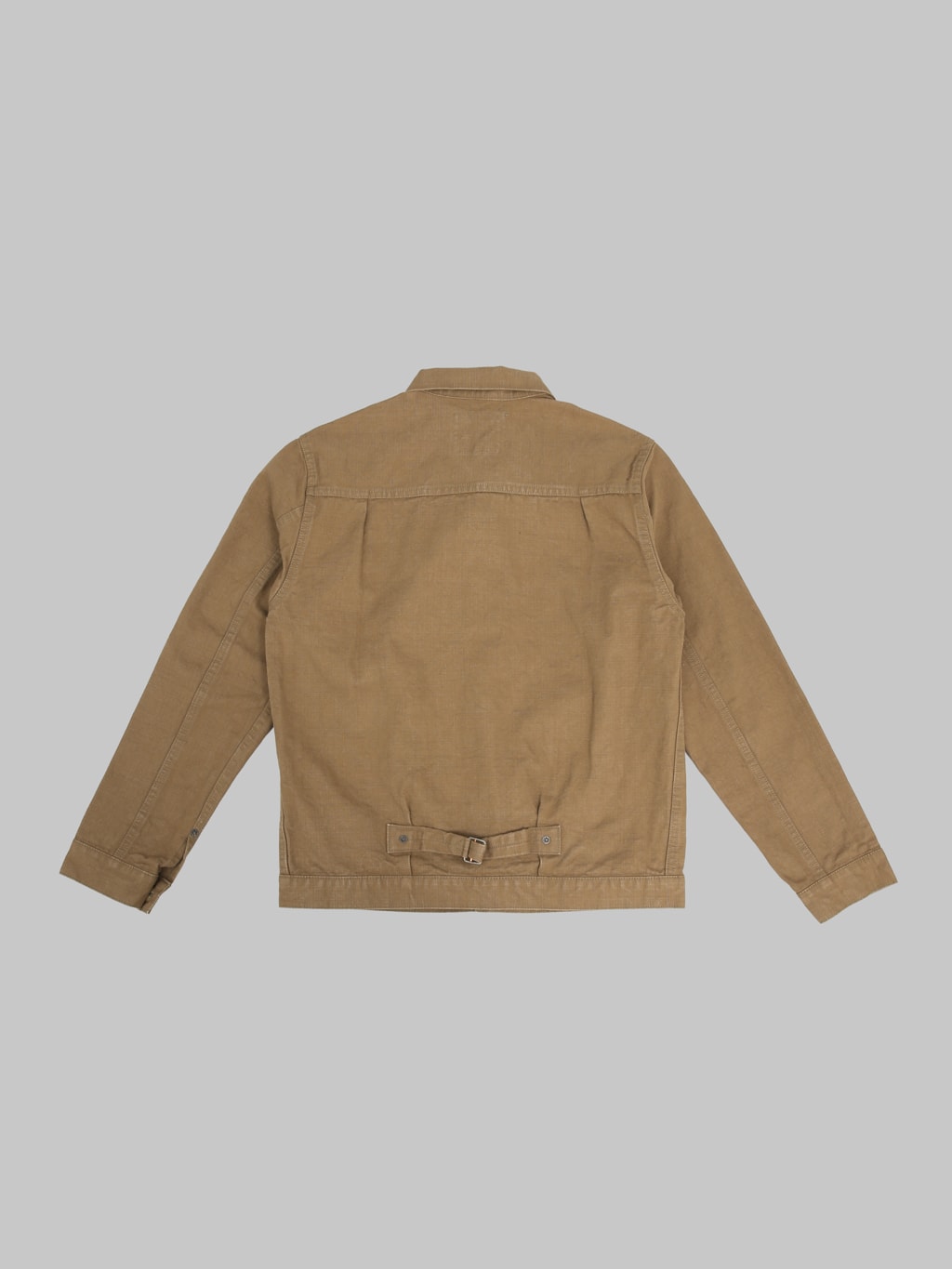 ONI Denim 01507L HOXBRK 13oz Type Ⅰ Jacket Brown Khaki back