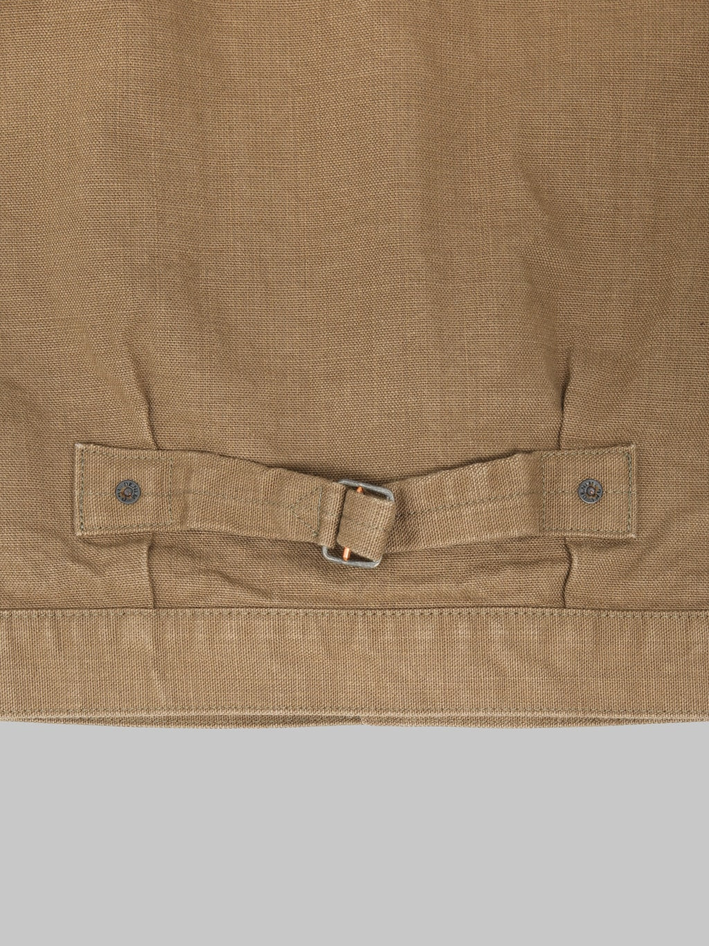 ONI Denim 01507L HOXBRK 13oz Type Ⅰ Jacket Brown Khaki cinch back