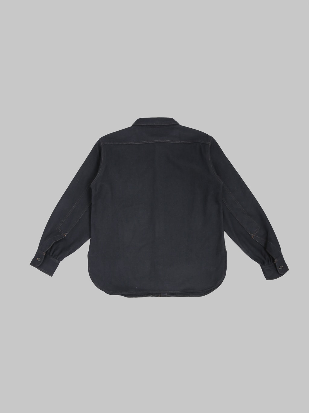 Pherrows 25W P30 1930s CPO Shirt Dark Navy back