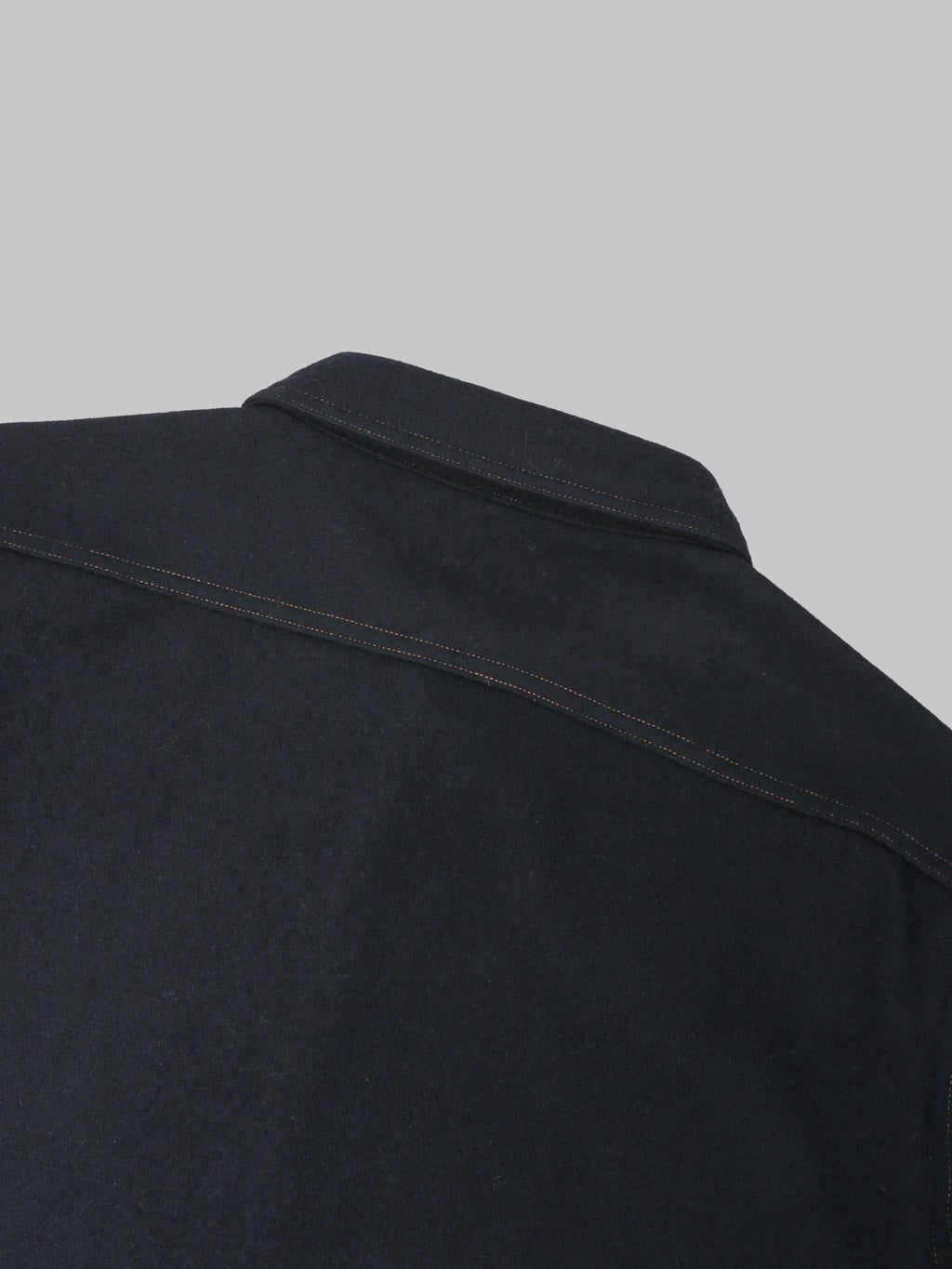 Pherrows 25W P30 1930s CPO Shirt Dark Navy stitching