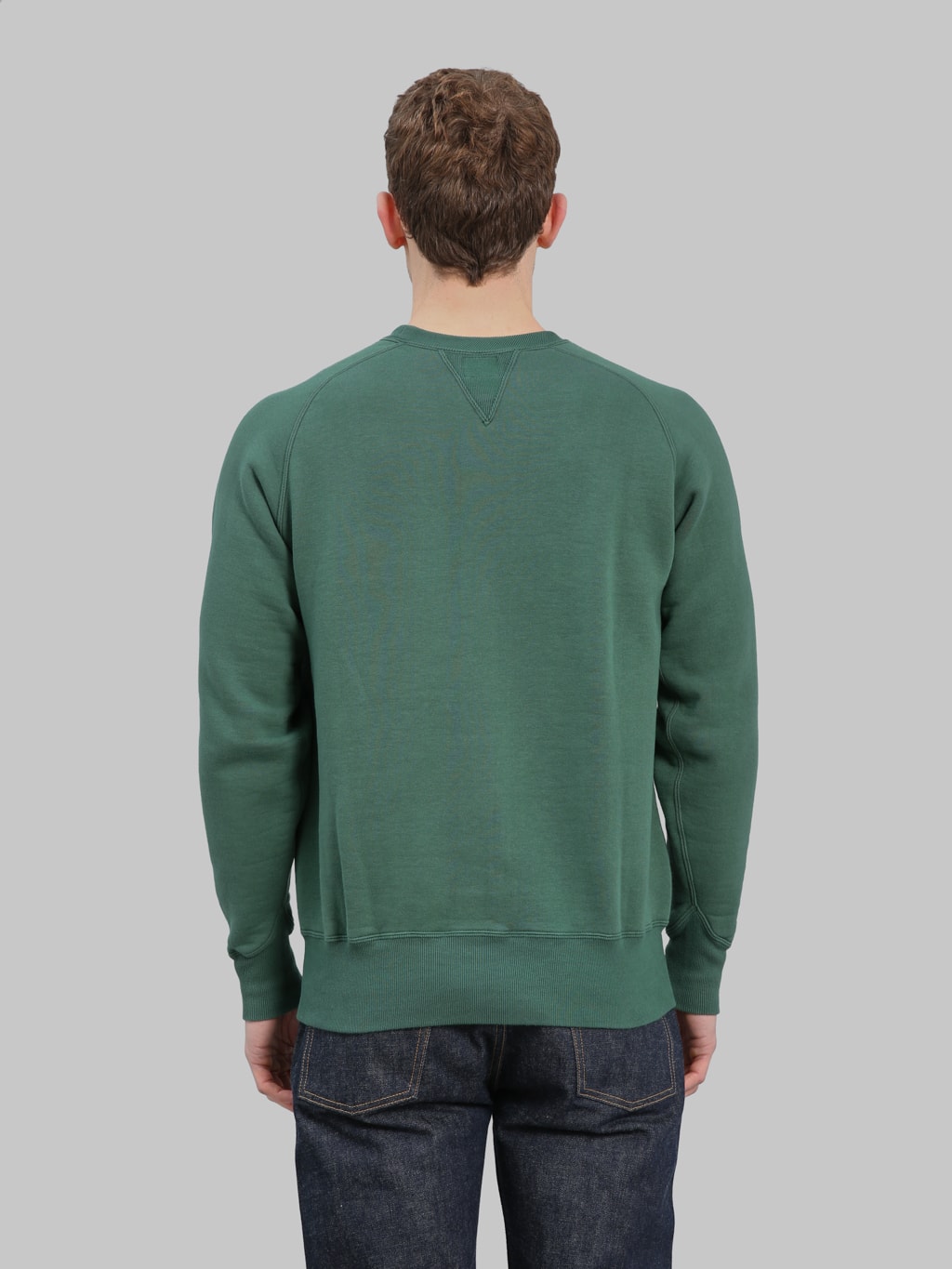 Pherrow's 25W-PVSF Raglan Sweatshirt Green - Redcast Heritage Co.