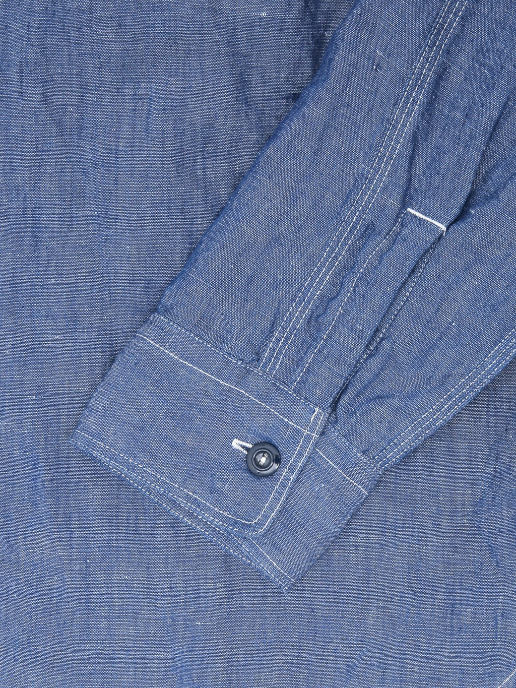Pherrow's 770WS Chambray Work Shirt Sax Blue