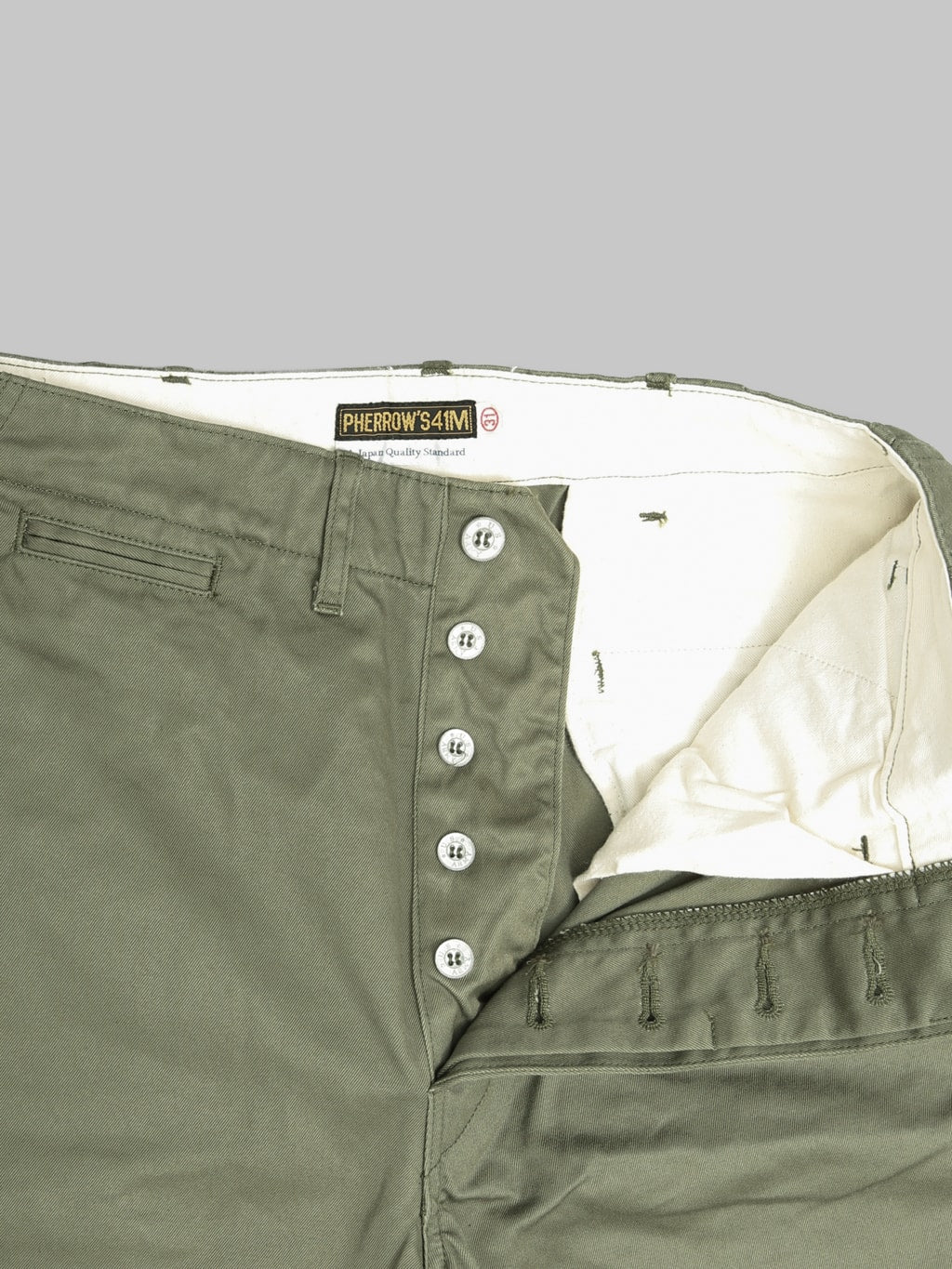 Pherrow's P41M Chino Olive - Redcast Heritage Co.