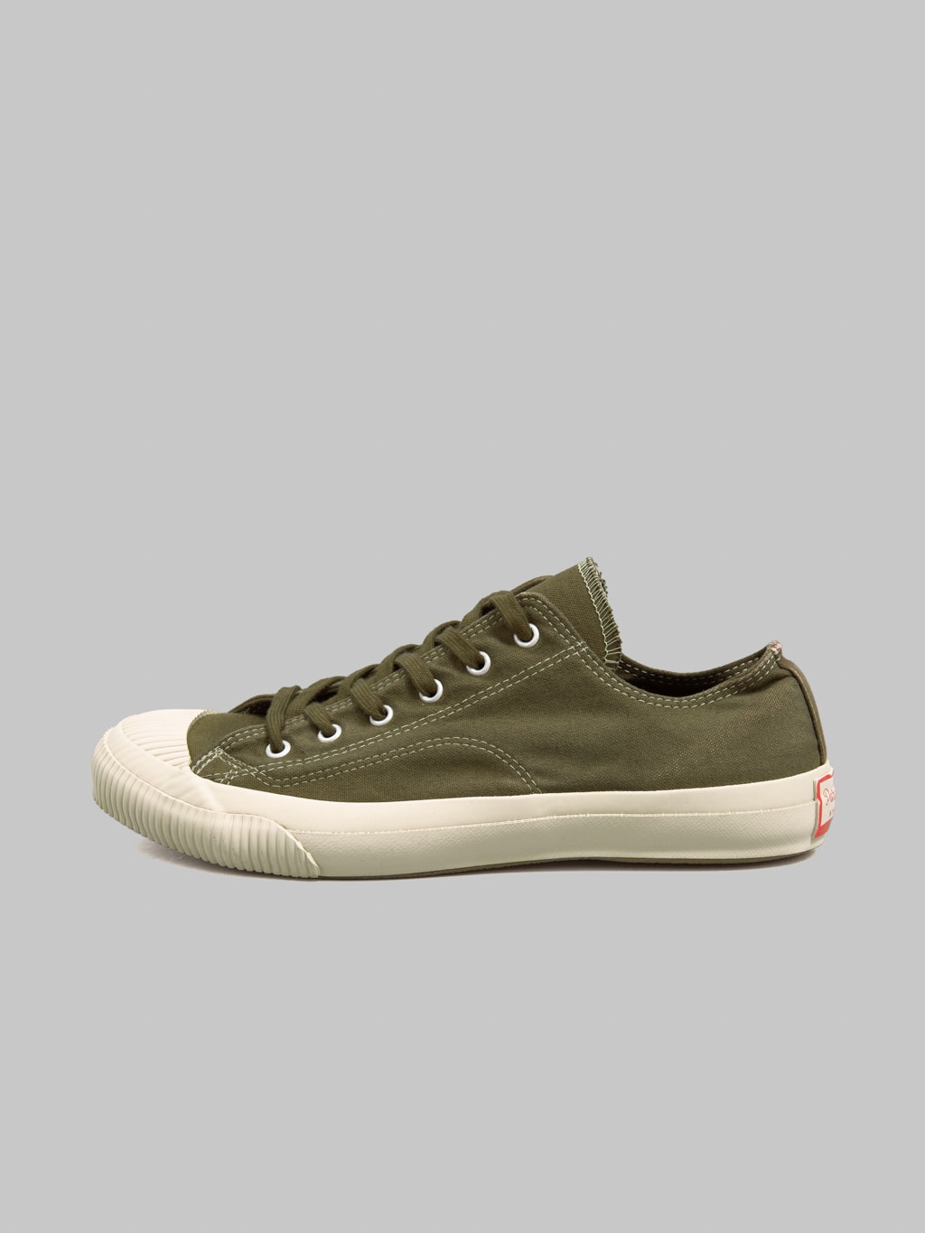 PRAS Shellcap Low IRO Sneakers Khaki | Vulcanized Shoes Japan