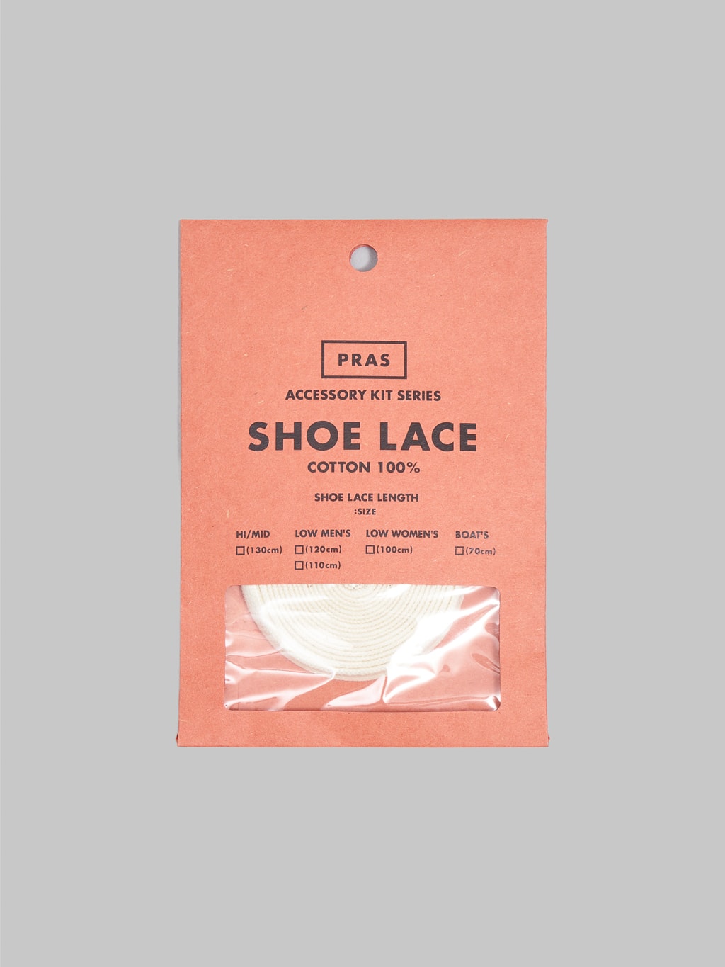 pras shoe lace kinari packaging front view