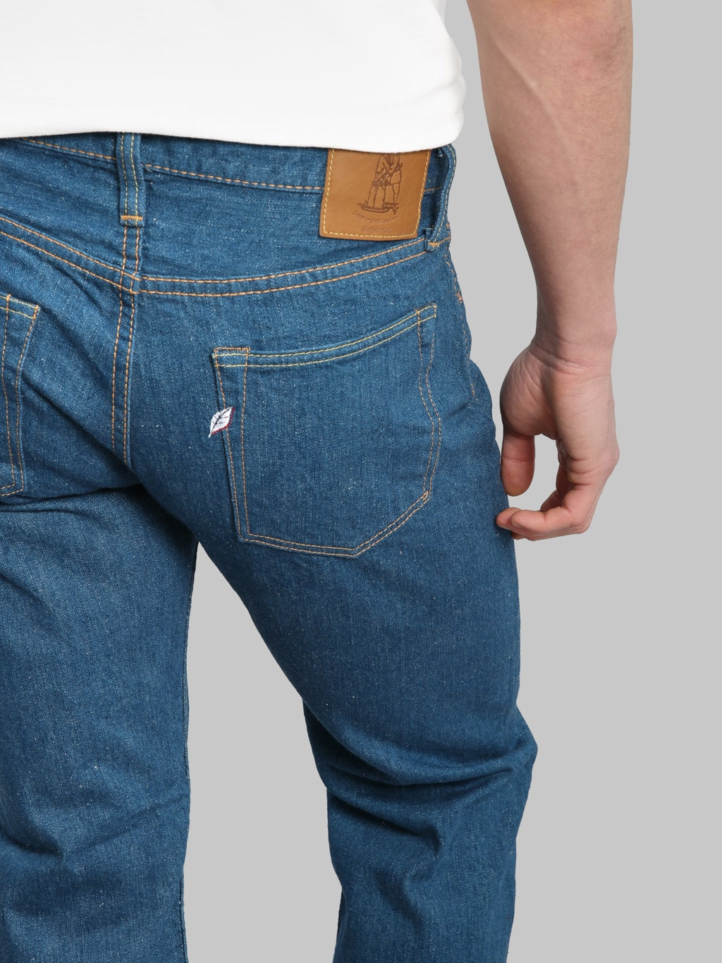 Pure Blue Japan GRE-003 "Greencast Indigo" 14oz Regular Straight Jeans - Redcast Heritage Co.