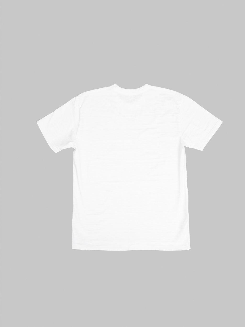 Pure Blue Japan SS-SLB-5011-WH 8oz Slub Jersey T-Shirt White