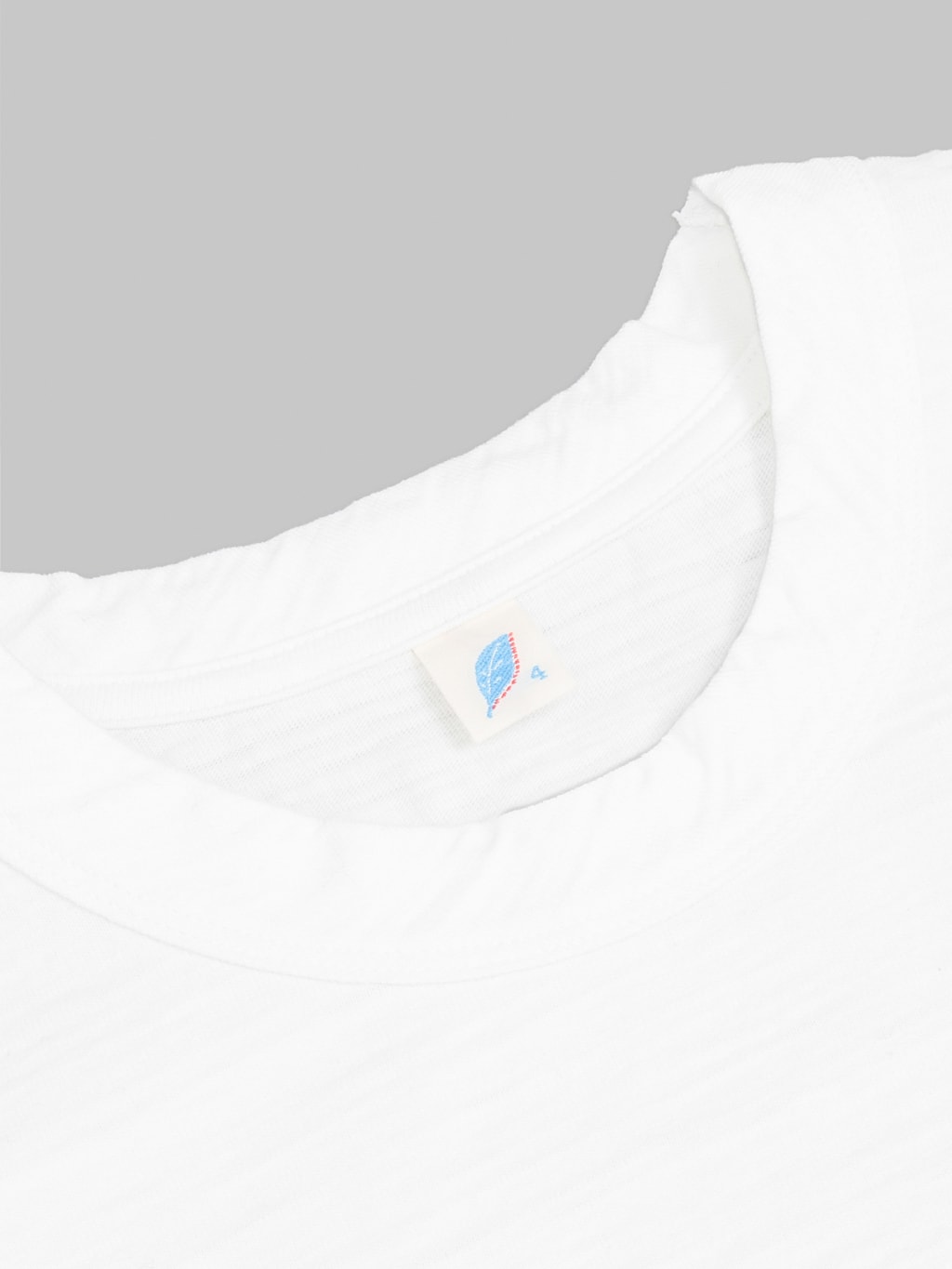 Pure Blue Japan SS-SLB-5011-WH 8oz Slub Jersey T-Shirt White