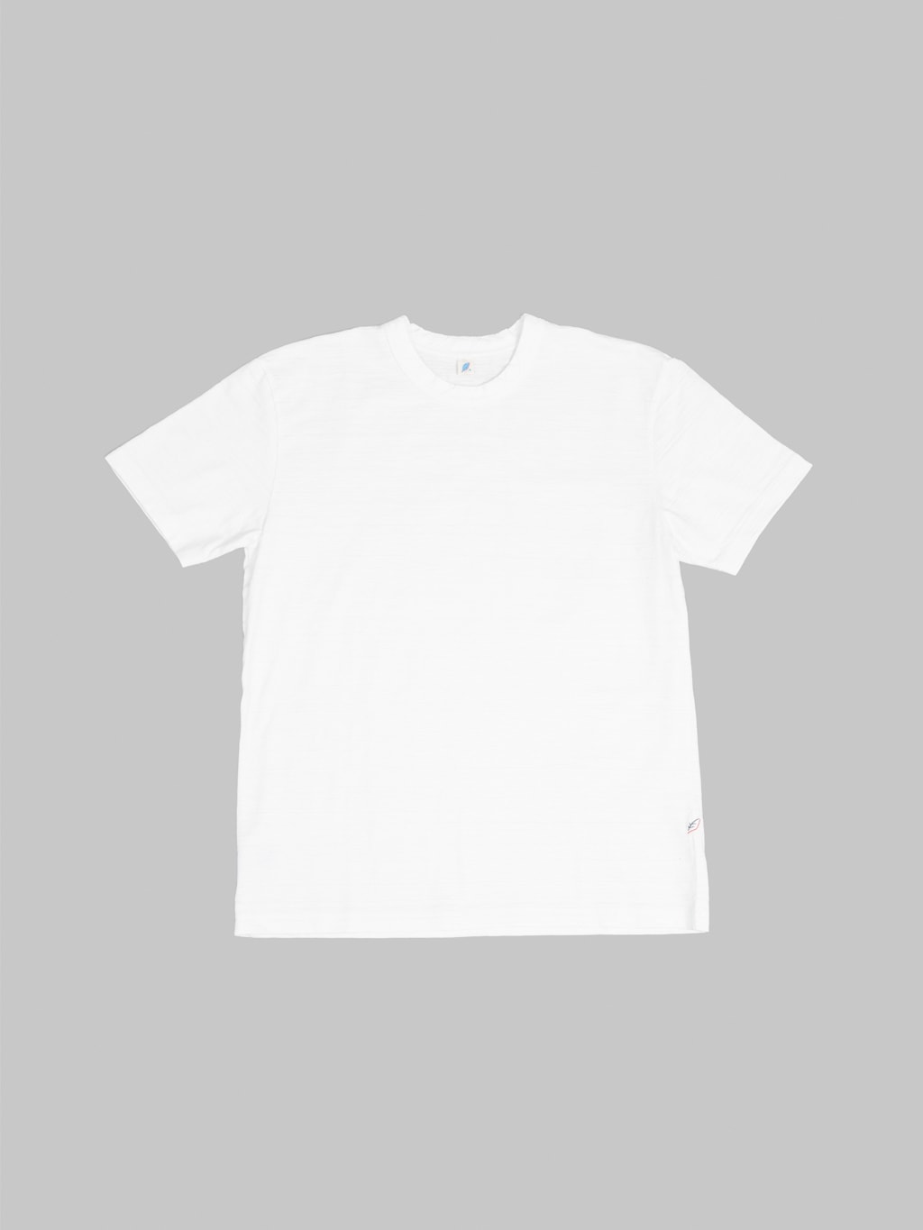 Pure Blue Japan SS-SLB-5011-WH 8oz Slub Jersey T-Shirt White