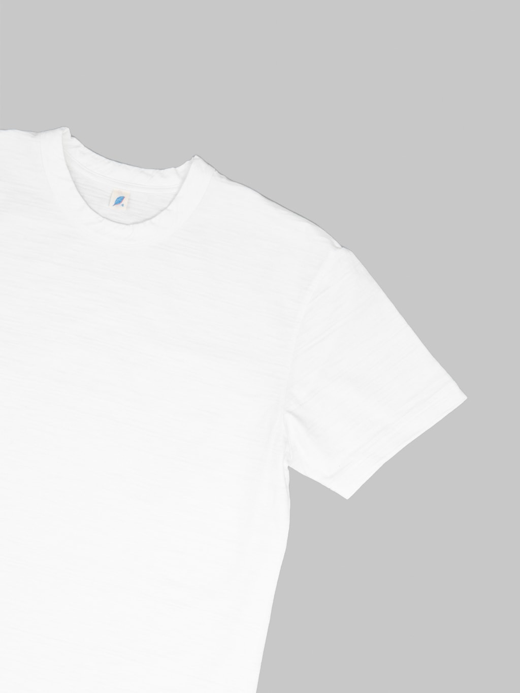 Pure Blue Japan SS-SLB-5011-WH 8oz Slub Jersey T-Shirt White