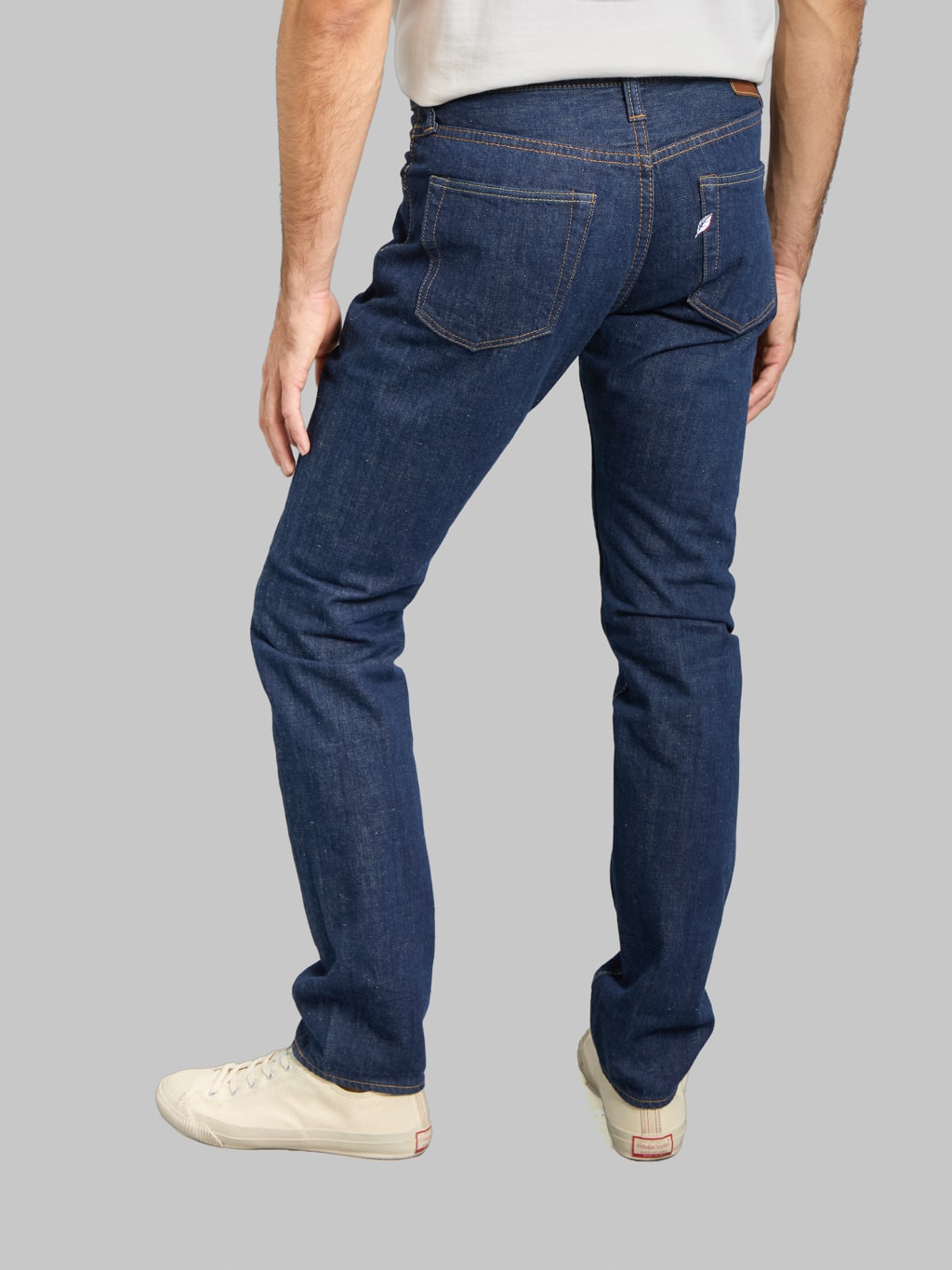 Pure Blue Japan AI-13.5oz-019 13.5oz "Aizome Natural Indigo" Relaxed Tapered Jeans