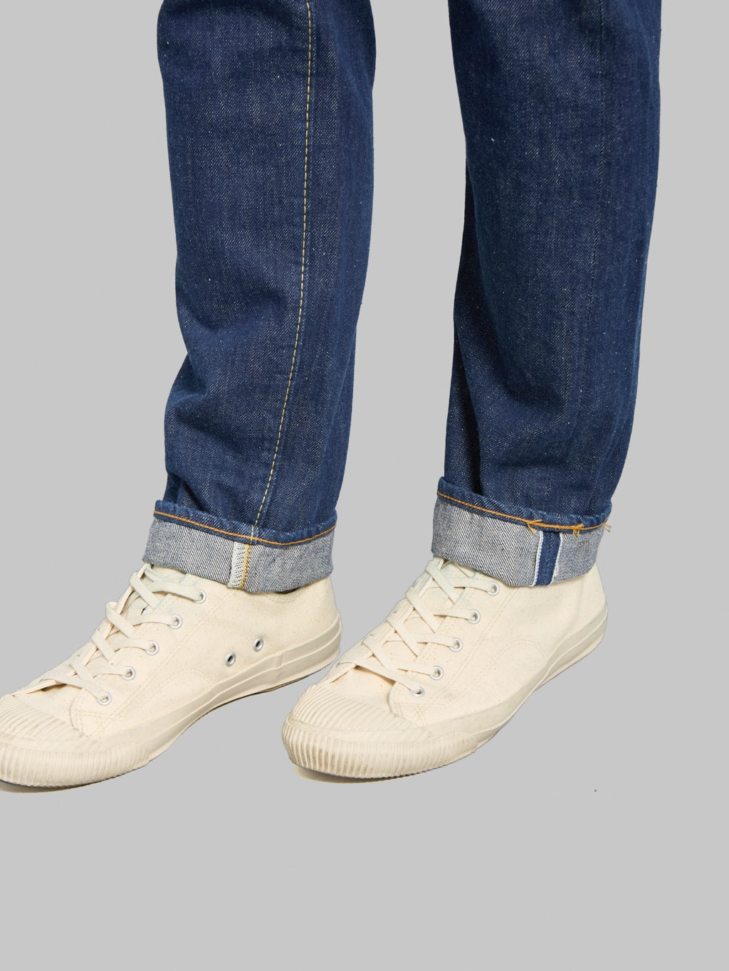 Pure Blue Japan AI-13.5oz-019 13.5oz "Aizome Natural Indigo" Relaxed Tapered Jeans