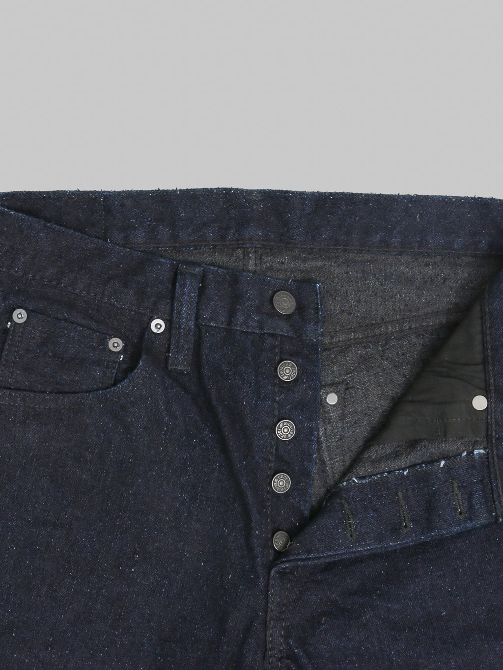 Pure Blue Japan DNP-003-IDSM 16oz Double Nep "Indigo x Sumi" Regular Straight Jeans