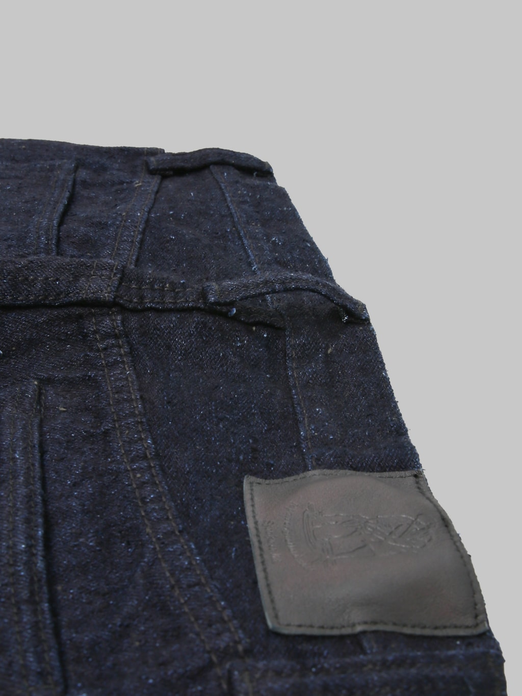 Pure Blue Japan DNP-005-IDSM 16oz Double Nep "Indigo x Sumi" Slim Straight Jeans