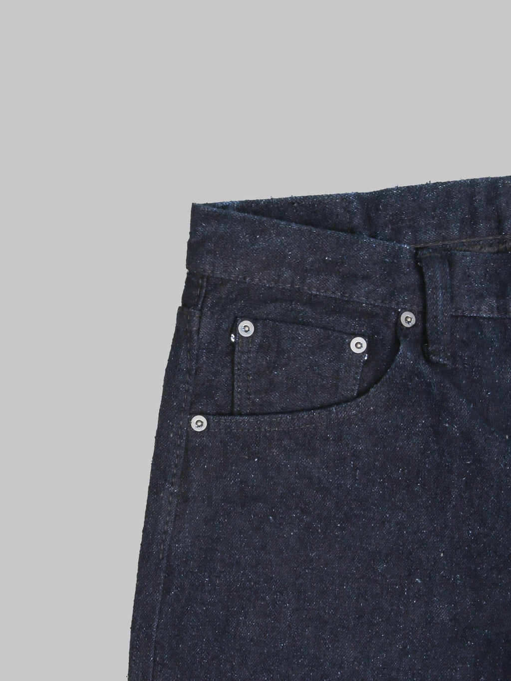 Pure Blue Japan DNP-005-IDSM 16oz Double Nep "Indigo x Sumi" Slim Straight Jeans