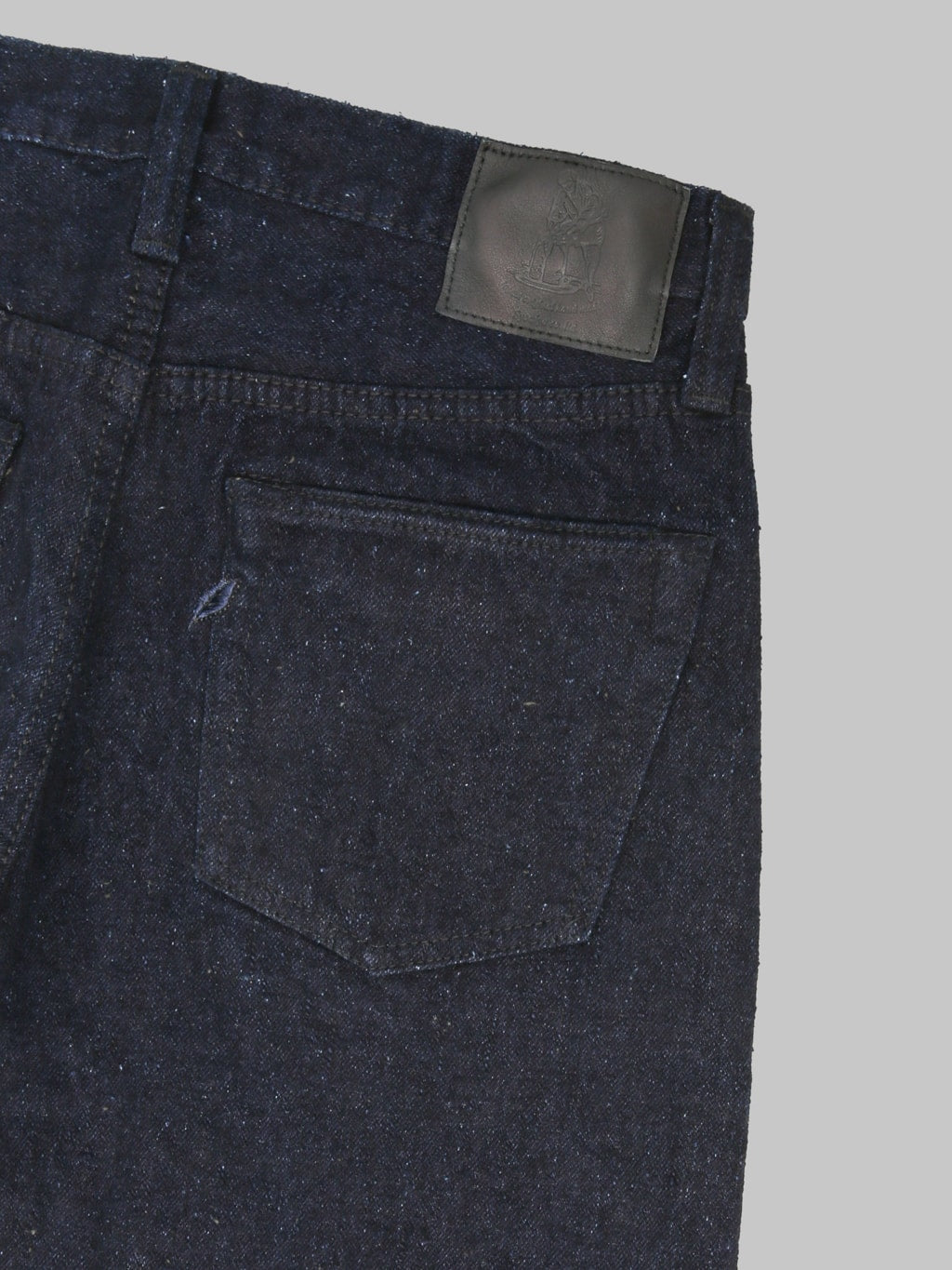 Pure Blue Japan DNP-005-IDSM 16oz Double Nep "Indigo x Sumi" Slim Straight Jeans
