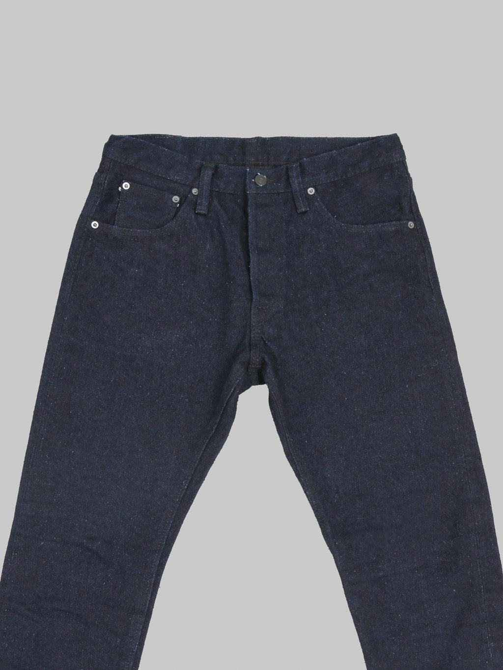 Pure Blue Japan DNP-019-IDSM 16oz Double Nep "Indigo x Sumi" Relaxed Tapered Jeans