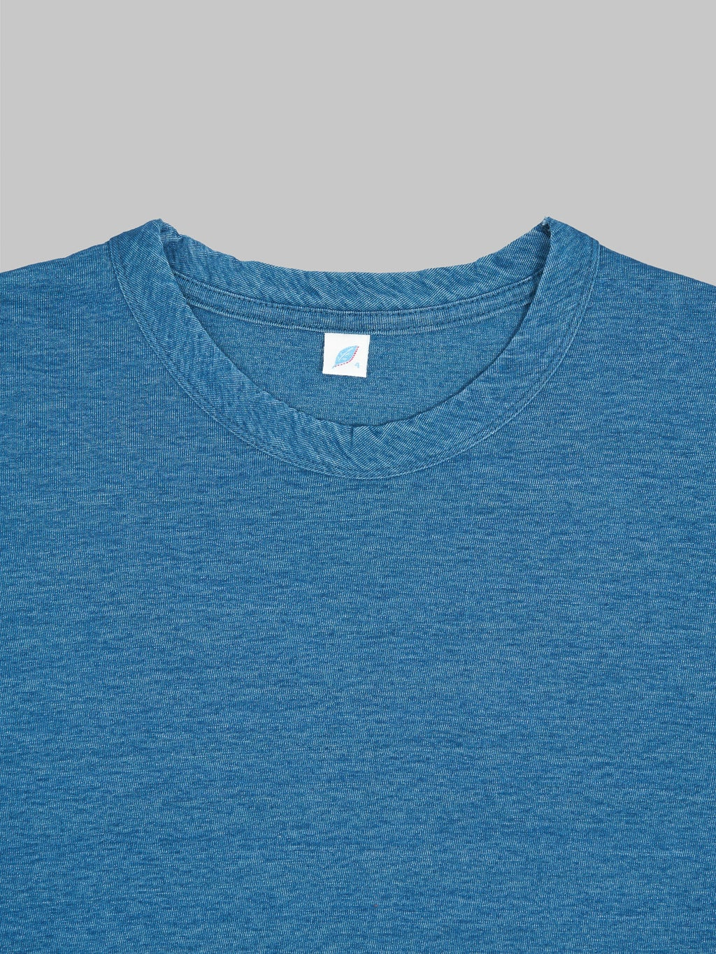 pure blue japan greencast tshirt chest detail