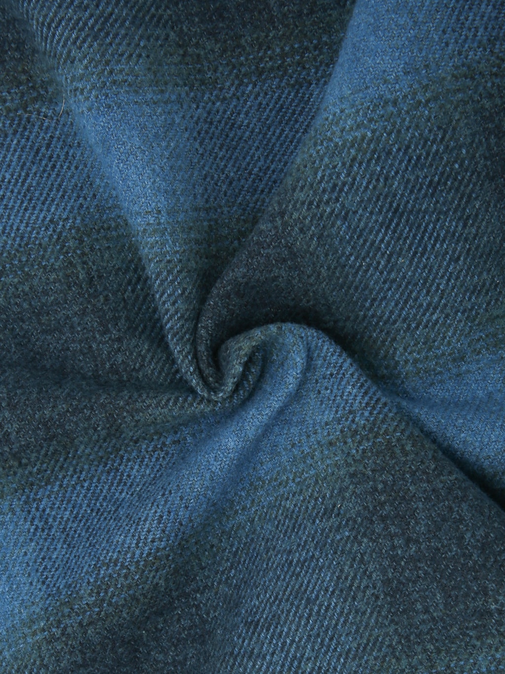 Pure Blue Japan 2235BE Indigo Overdyed Cotton Shirt Beige texture