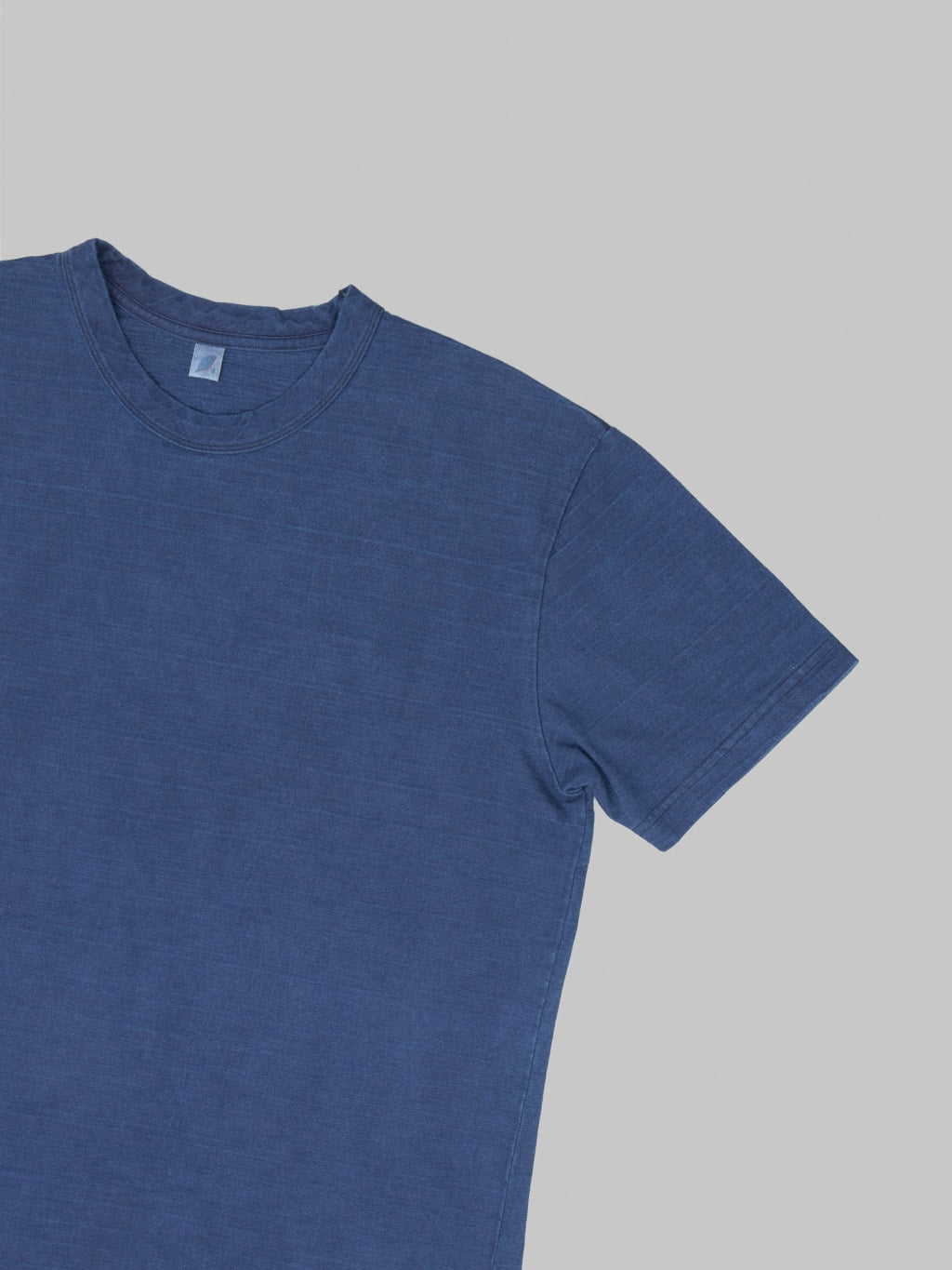 PBJ SS SLB 5011 ID 8oz Slub Jersey TShirt Indigo sleeve